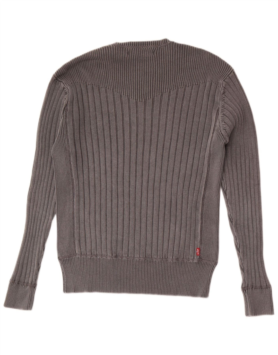 Levi's Herre sweater med rund hals, stor grå bomuld
