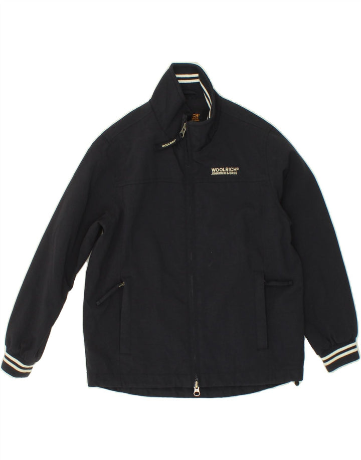 WOOLRICH Boys Bomber Jacket 7-8 Years Navy Blue Vintage Woolrich and Second-Hand Woolrich from Messina Hembry 