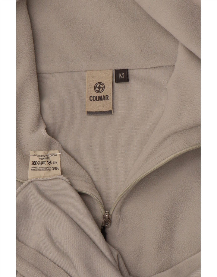 Colmar Fleece Jumper med lynlås til mænd mellem grå polyester
