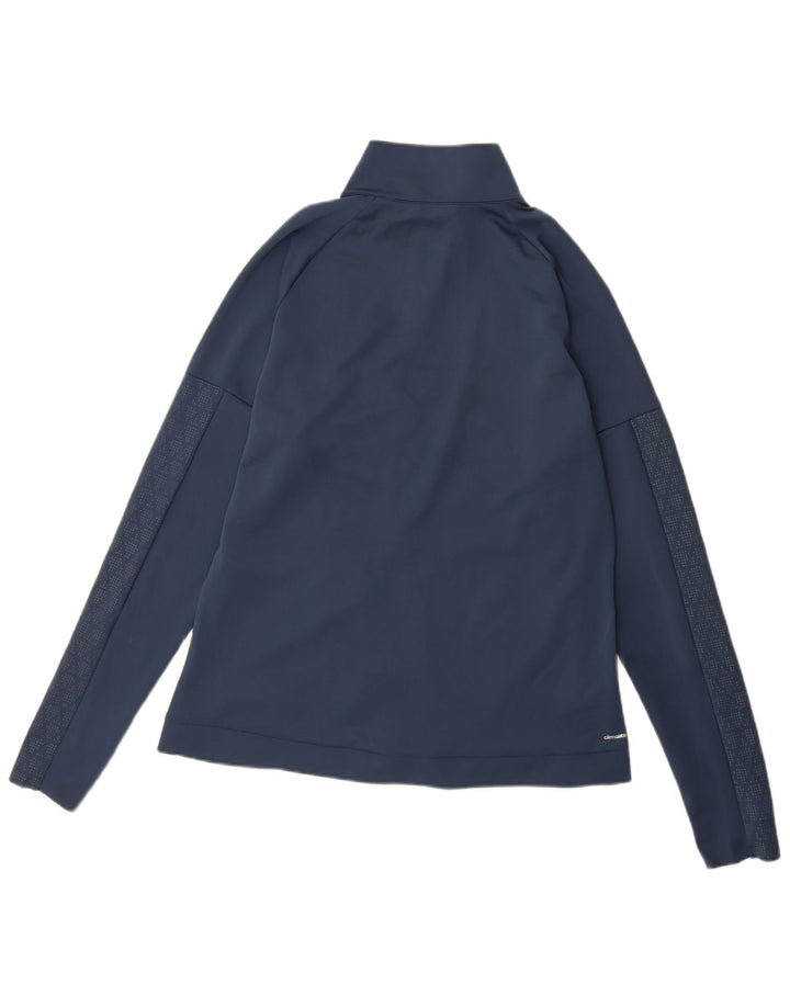 Adidas Womens Climalite træningsdragt topjakke UK 18 XL marineblå polyester