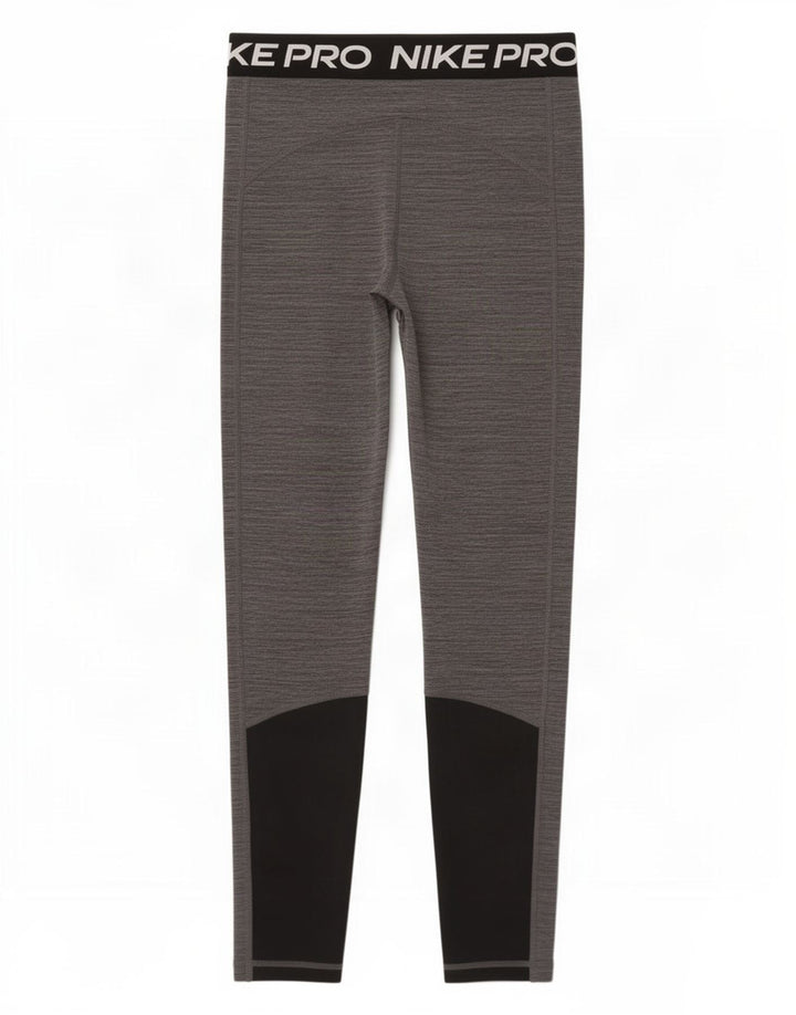 Nike Dame Grafiske Leggings UK 8 Small Grey Colourblock