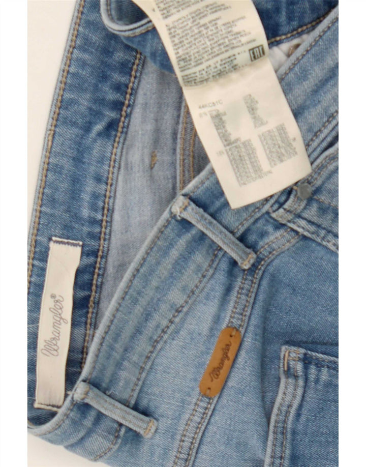 Wrangler Dame Evalyn Slim Jeans W30 L27 Blå Bomuld