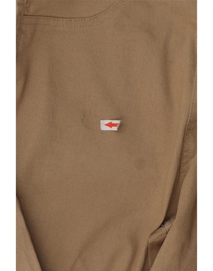 Marks & Spencer Kvinder Short Jegging Jeans UK 12 Medium W30 L26 Khaki