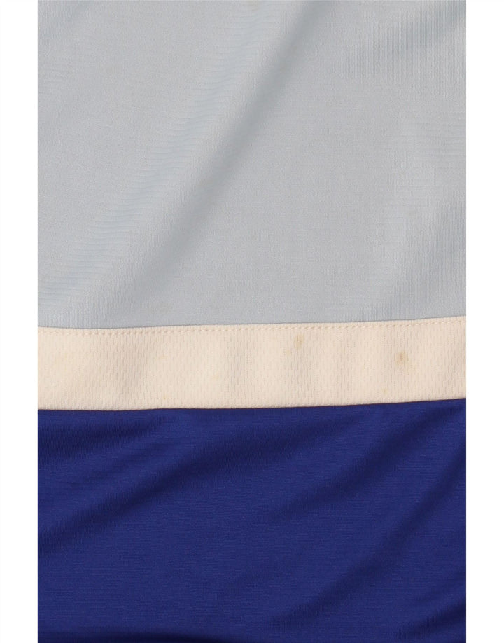 Nike Herre Dri Fit T-Shirt Top XL Blå Colourblock Polyester