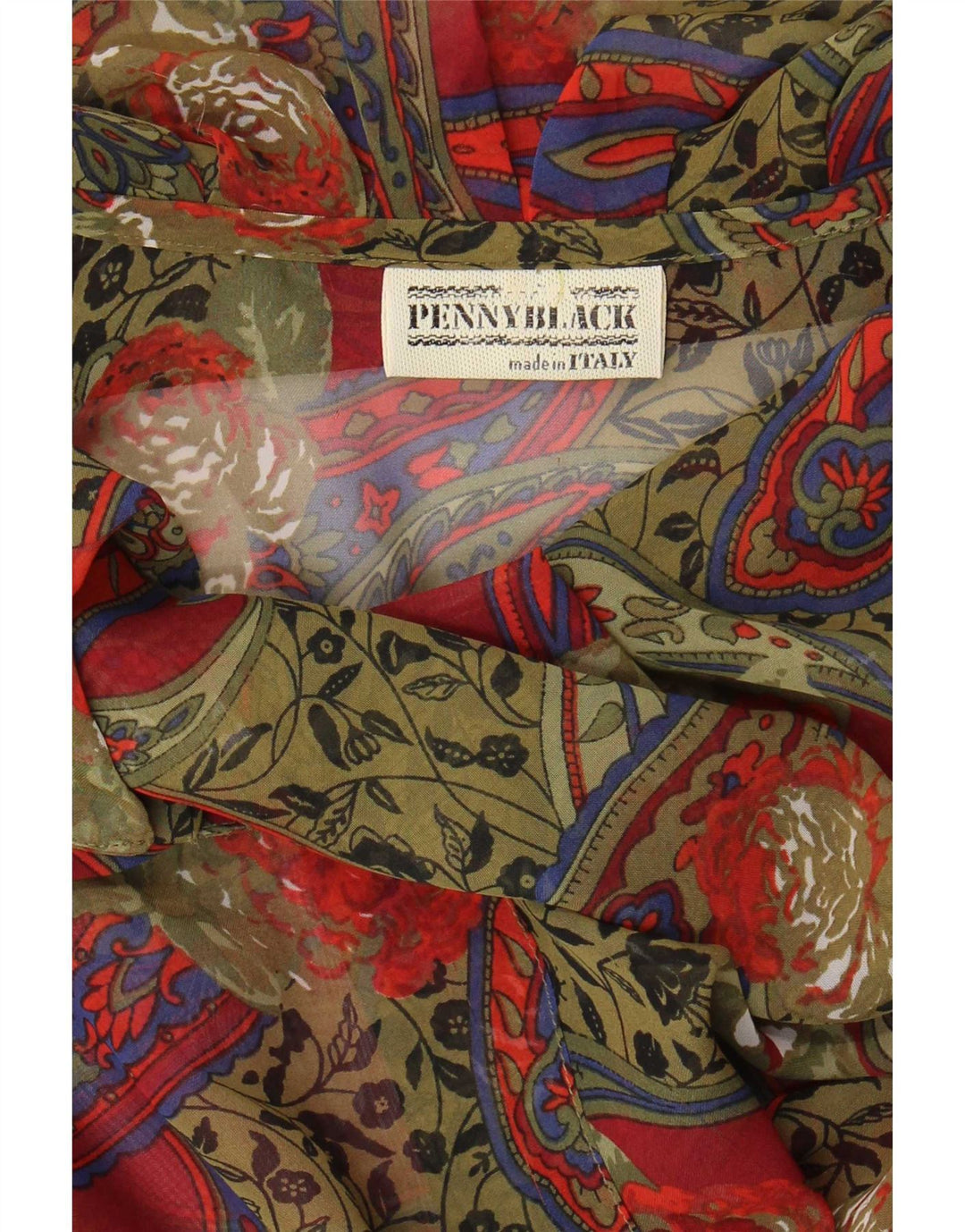 Penny Black Womens Shirt Bluse UK 14 Medium Multicolored Paisley