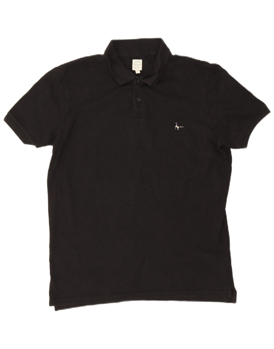Jack Wills herre poloshirt stor sort bomuld
