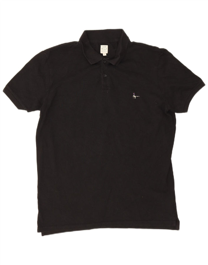 Jack Wills herre poloshirt stor sort bomuld