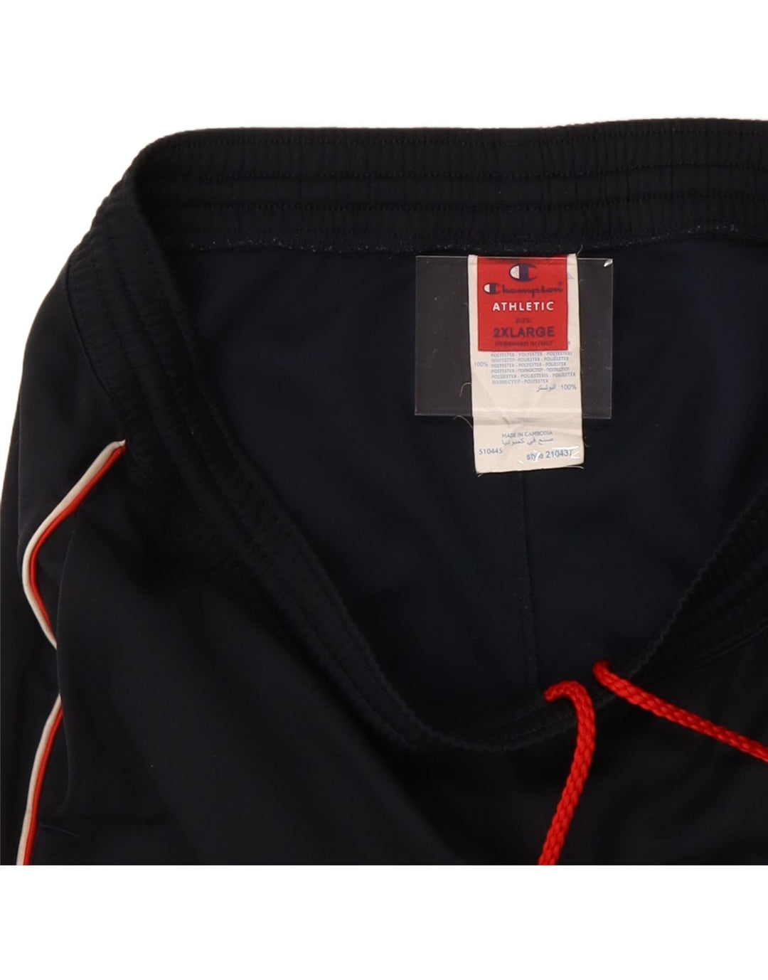 CHAMPION Mens Tracksuit Trousers 2XL  Navy Blue Polyester