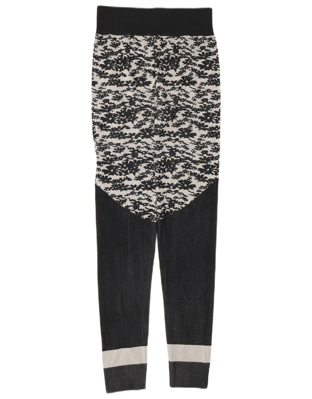 Adidas Dame Stella McCartney Leggings UK 8 Small Grey Floral Polyester