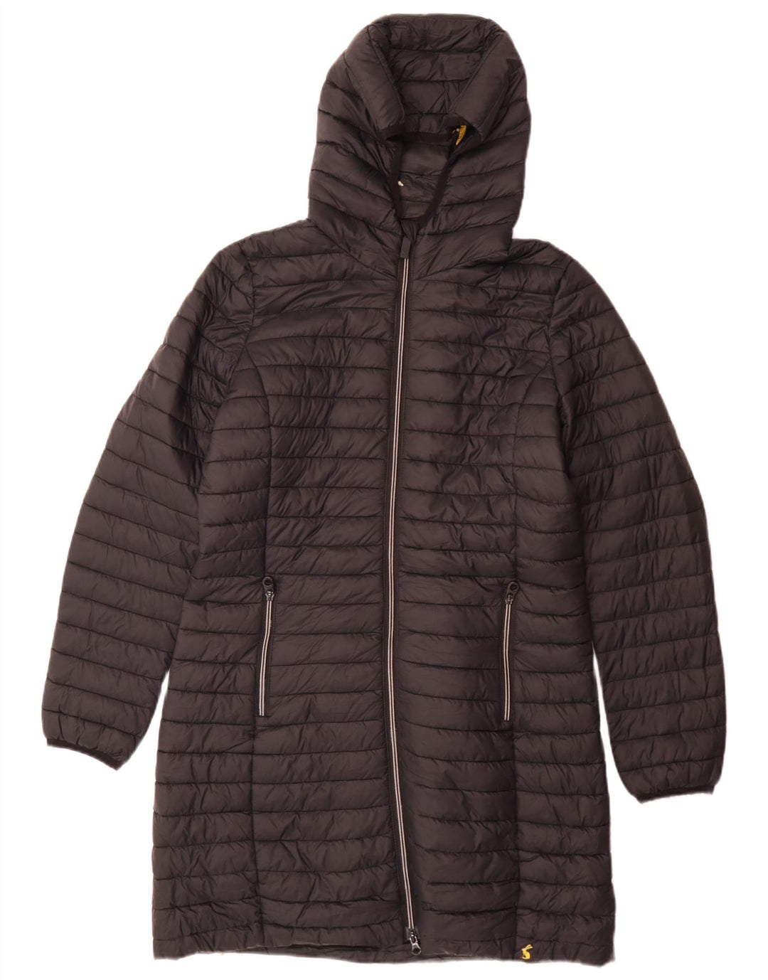 Joules Herre hættepolstret frakke UK 12 Medium Sort Polyamid