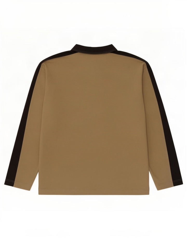 Puma Herre Top Langærmet Stor Beige Colourblock