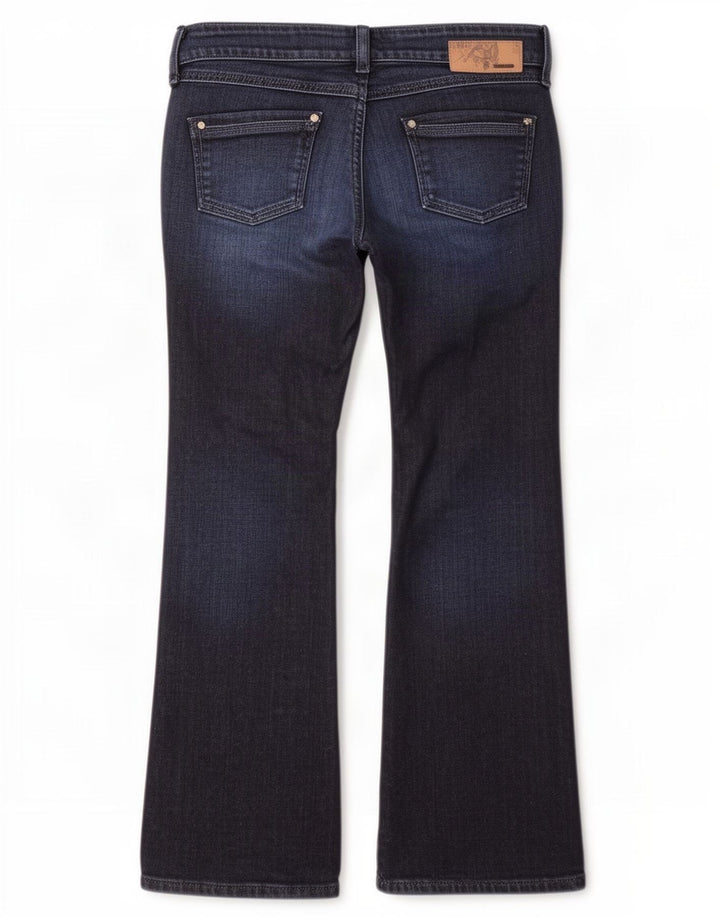 Diesel Dame Ronhar Bootcut Jeans W29 L30 Marineblå Bomuld
