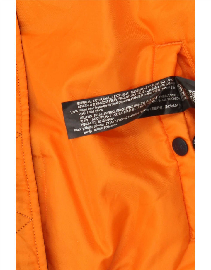 Pull & Bear Herre Bomber Jacket UK 38 Medium Navy Blue Colourblock
