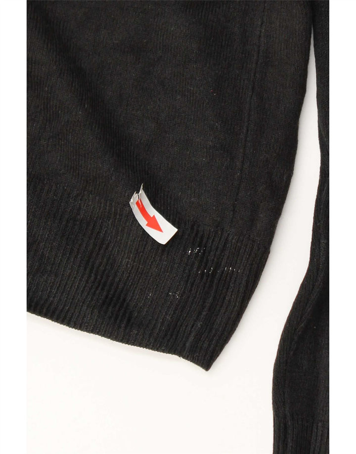 Marks & Spencer Herre V-hals sweater Stor sort akryl