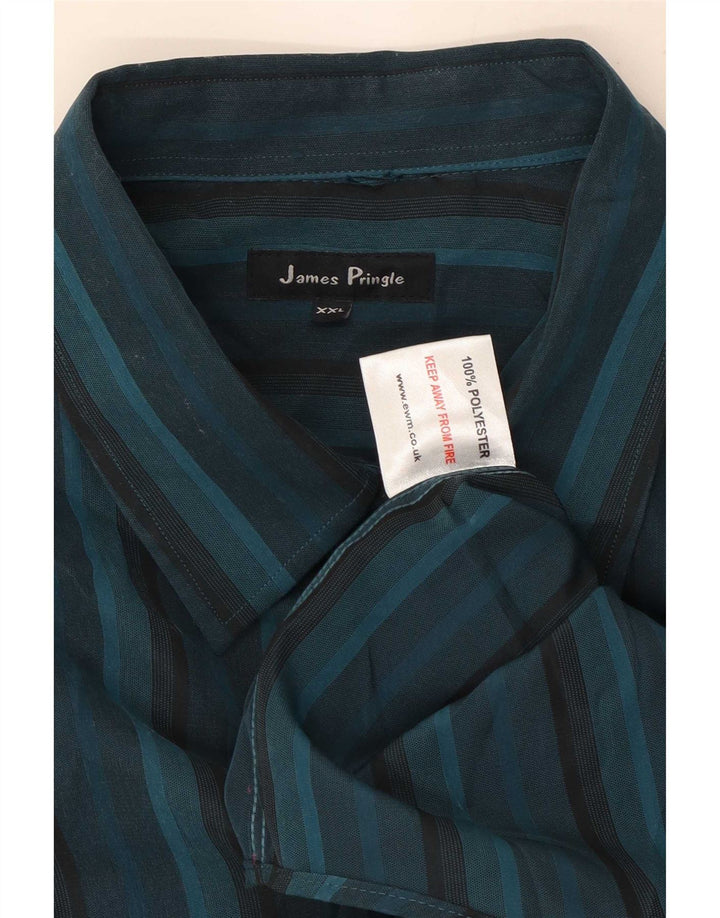 James Pringle Herreskjorte 2XL Blå Polyester