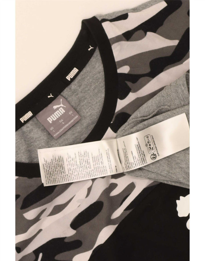 Puma Herre grafisk T-shirt Top Stor flerfarvet Camouflage Bomuld