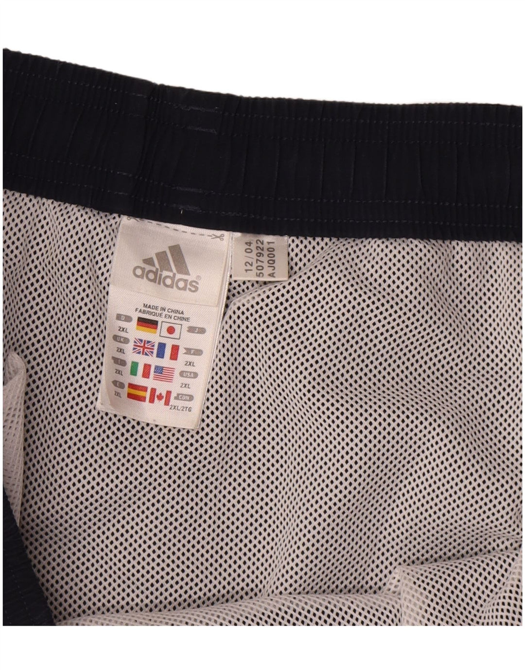 Adidas Badeshorts til mænd 2XL marineblå polyester