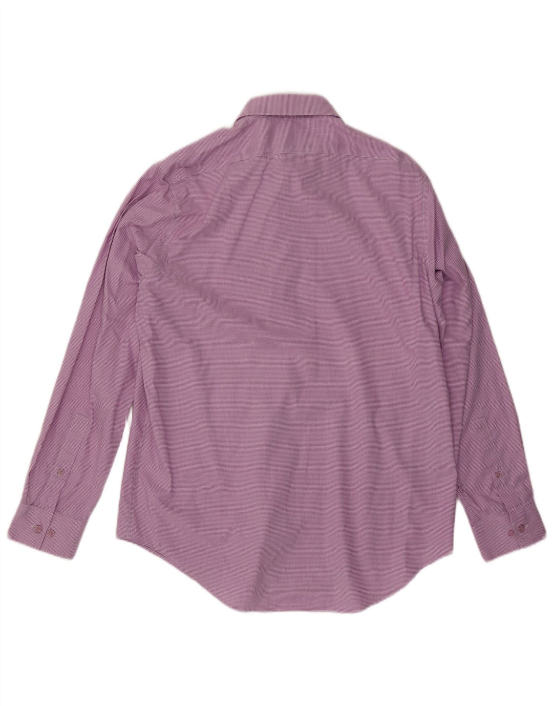 CALVIN KLEIN Herre Slim Fit skjorte str. 16 1/2 Large Purple Houndstooth