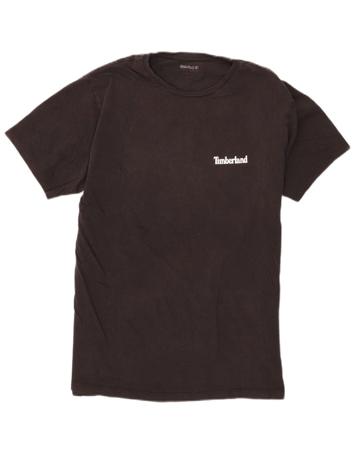 Timberland Herre grafisk T-shirt top lille sort bomuld