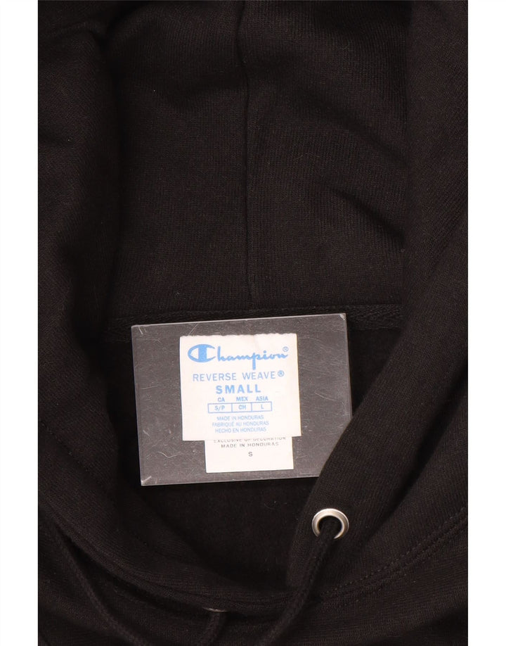 CHAMPION Womens Reverse Weave Oversized hættetrøje Jumper UK 10 Small Black