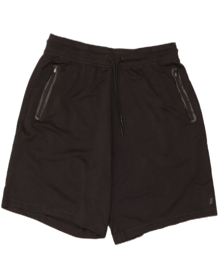Russell Athletic Herre Dri-Power sportsshorts store sorte polyester