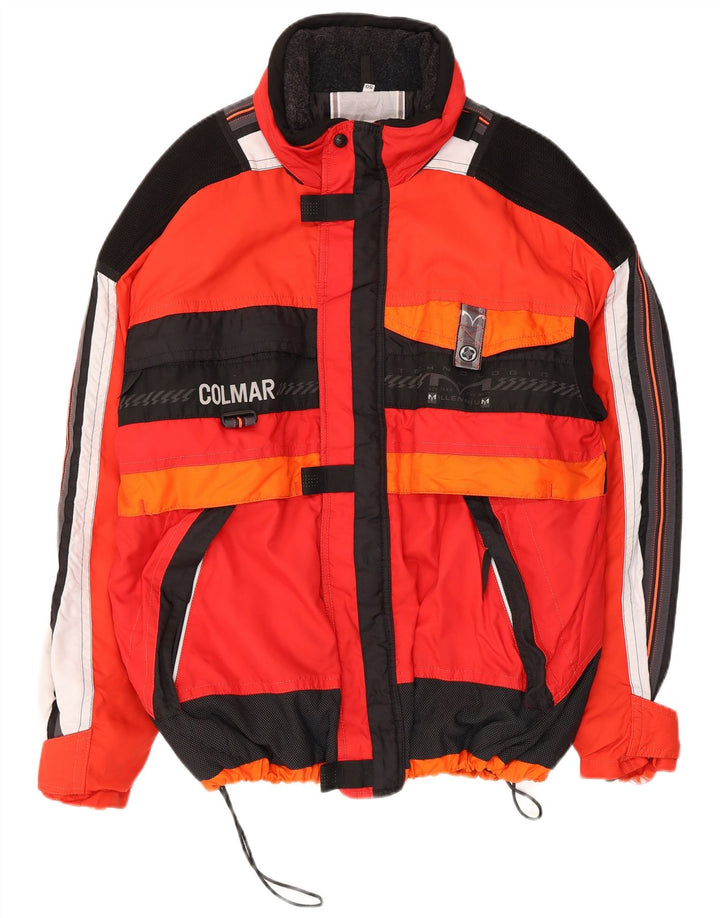 Colmar Herre Grafisk Skijakke EU 50 Medium Rød Colourblock