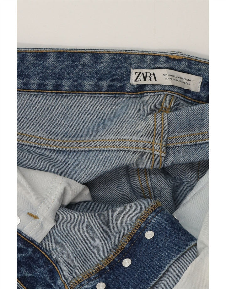 Zara Herre Tapered Jeans EU 44 Large W34 L27 Blå