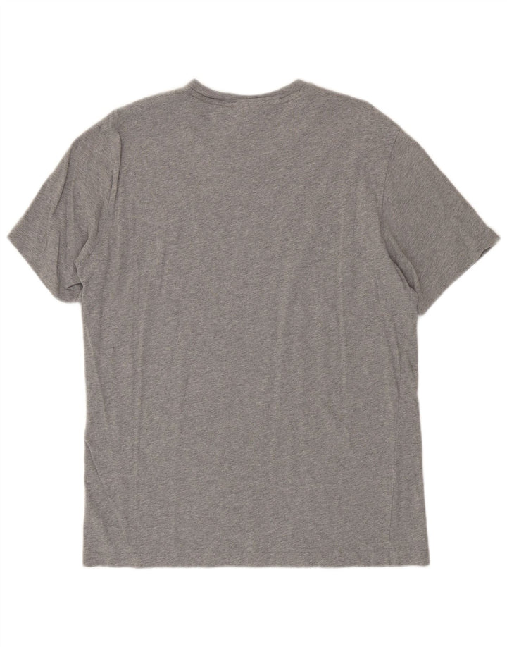 Champion Herre Grafisk T-Shirt Top XL Grå