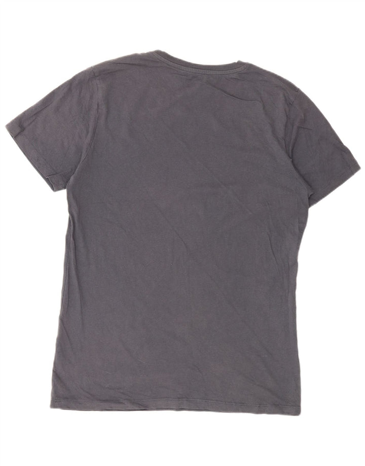 Jack & Jones Herre grafisk T-shirt Top mellemgrå bomuld