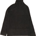 CHAMPION Womens Fleece Jumper UK 14 Medium Black Polyester Vintage Champion and Second-Hand Champion from Messina Hembry 