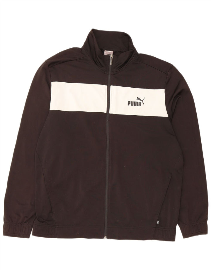 PUMA Træningsdragt til mænd Topjakke XL Sort Colourblock Polyester