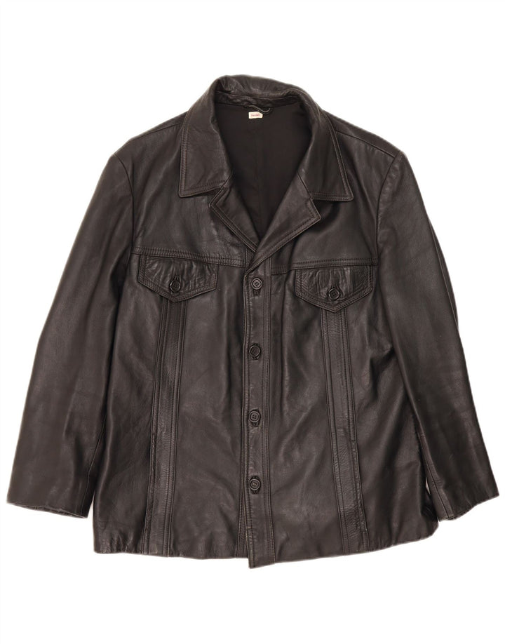 Vintage herre læderjakke UK 38 Medium Black