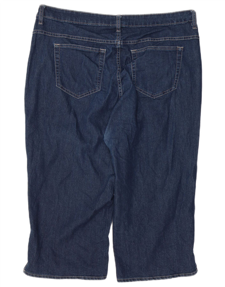 LEE Dame Riders Capri Jeans W38 L19 Marineblå