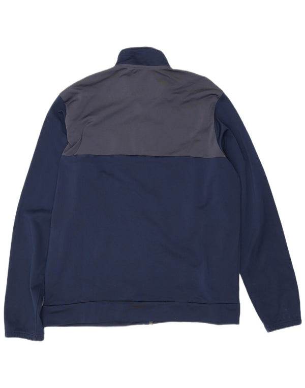 Adidas Træningsdragt til mænd Topjakke UK 46/48 XL Navy Blue Colourblock