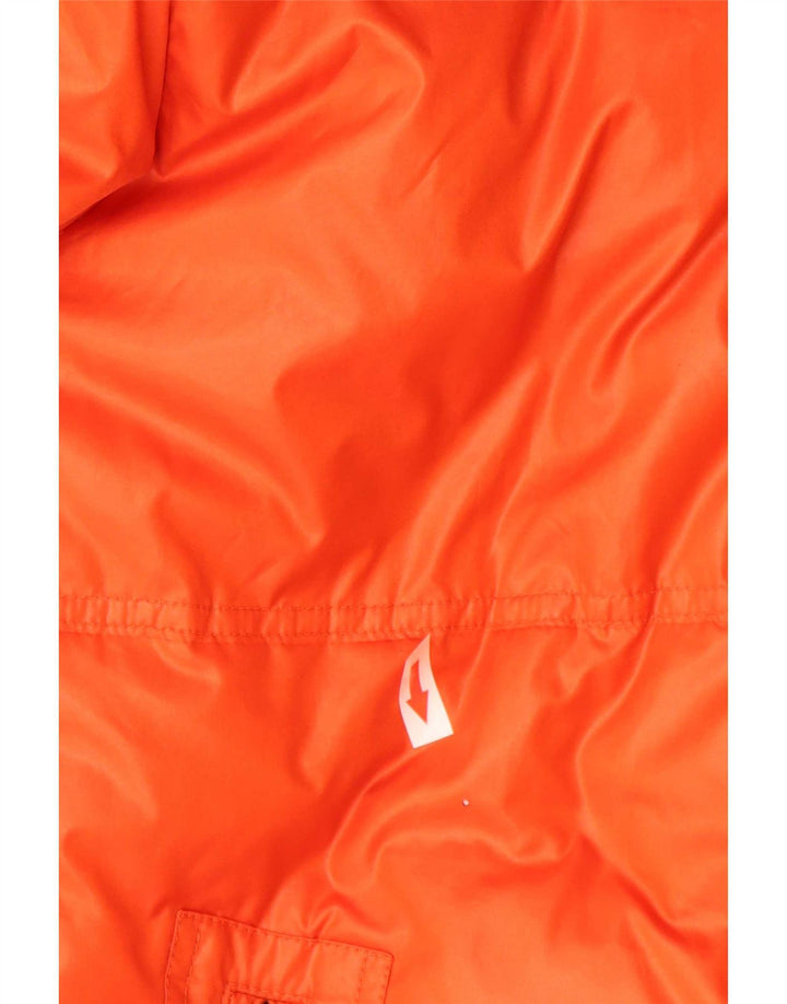 Fila Herre hættepolstret jakke UK 36 Small Orange Polyester
