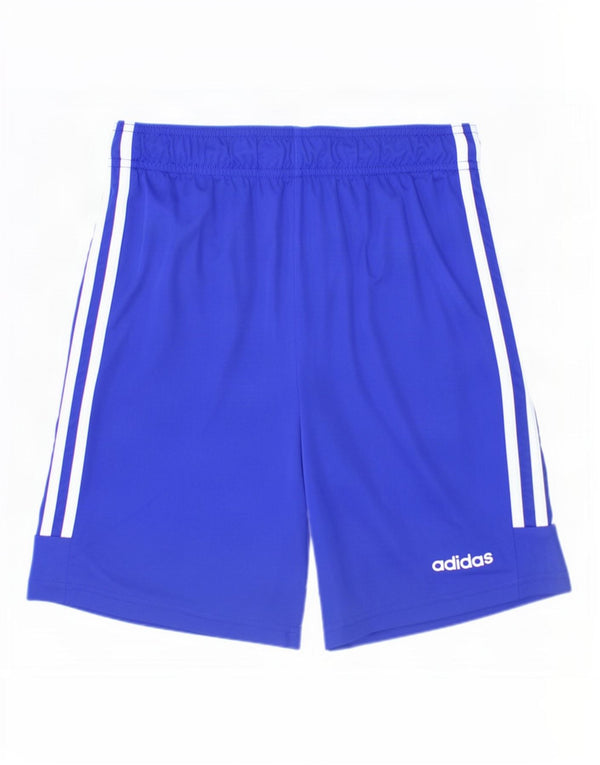 Adidas Boys Climalite Sportshorts 13-14 år Blå polyester