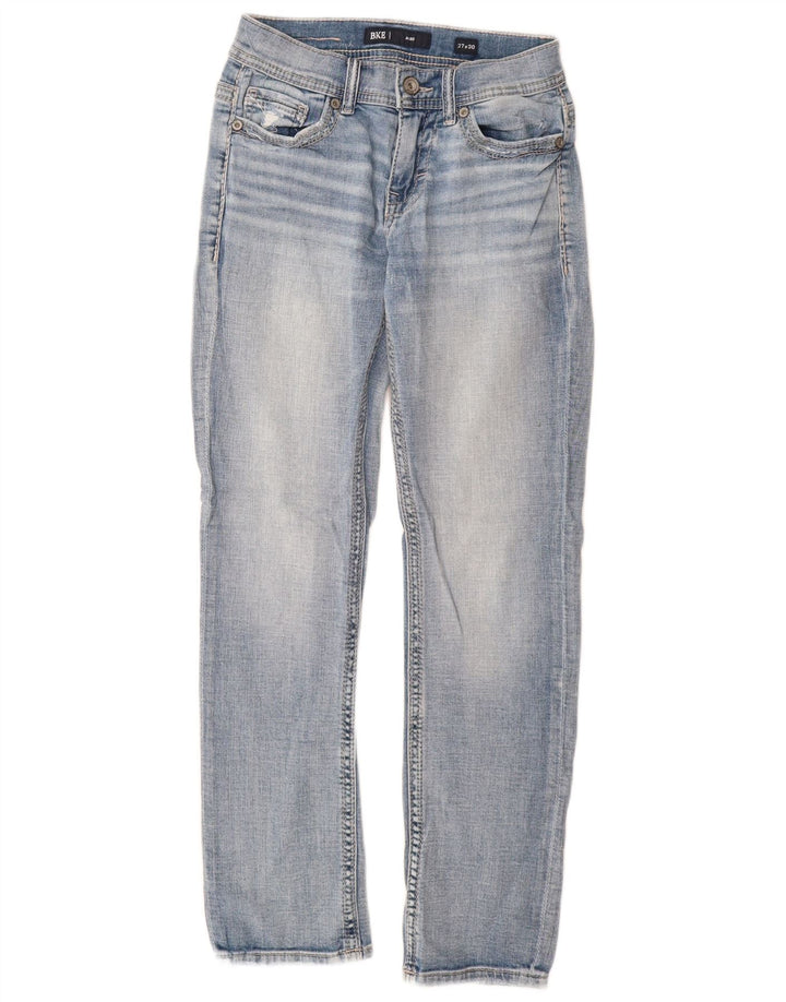 BKE Dame Alec Straight Jeans W27 L30 Blå Bomuld