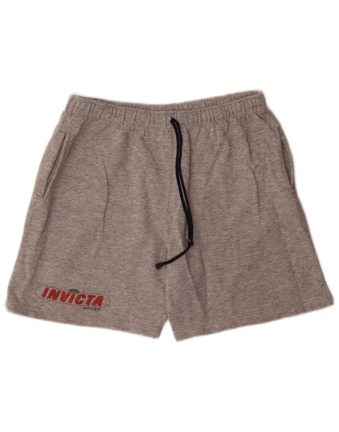 Invicta grafiske sportsshorts til kvinder UK 16 store grå flækkede