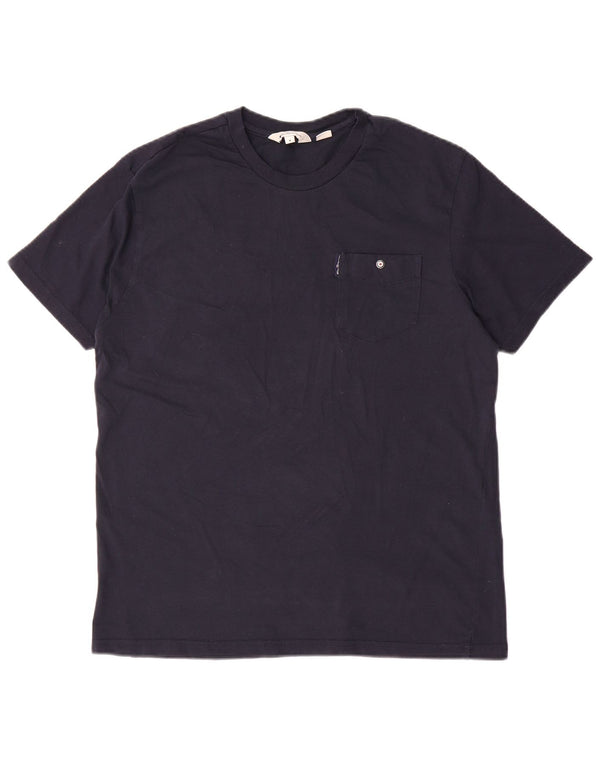 BEN SHERMAN Herre T-shirt Top Medium Navyblå Bomuld
