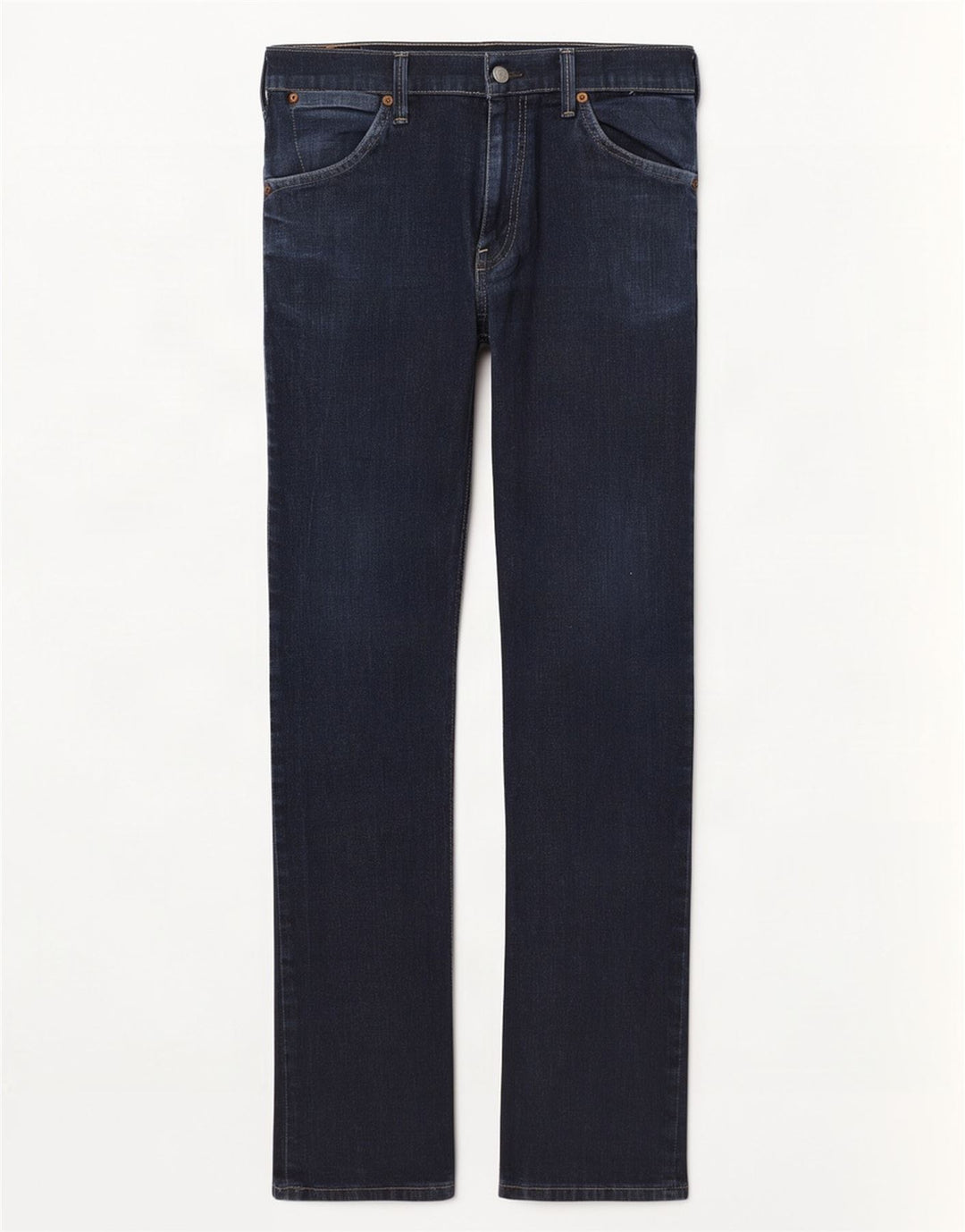 Levi's Dame 504 Straight Jeans W30 L32 Marineblå Bomuld
