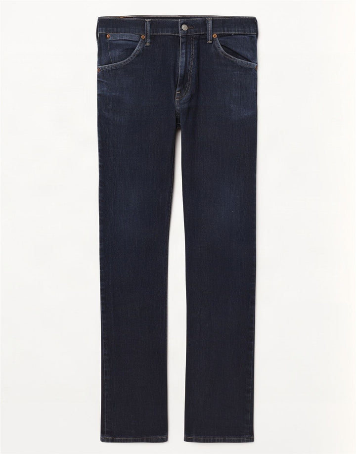 Levi's Dame 504 Straight Jeans W30 L32 Marineblå Bomuld