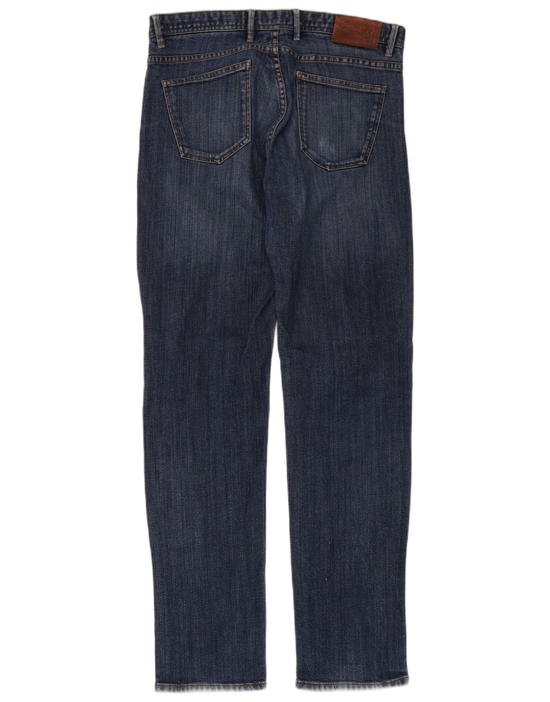 Massimo Dutti Herre Slim Jeans EU 42 Large W32 L32 Blå