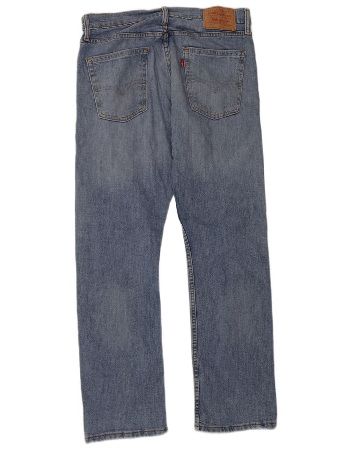 Levi's Herre 514 Slim Straight Jeans W31 L30 Blå Bomuld