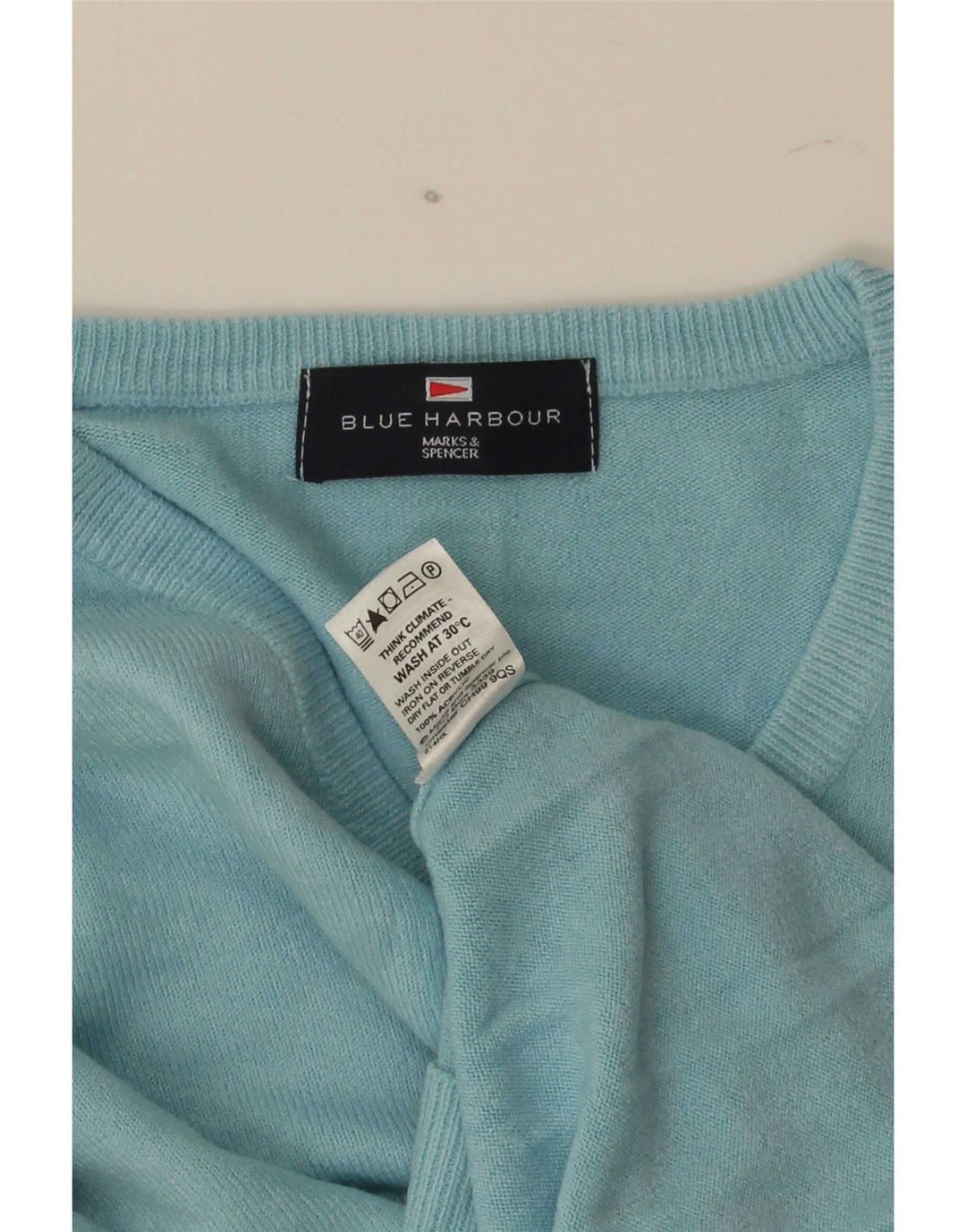 Marks & Spencer Herre Blue Harbor V-hals sweater Stor akryl