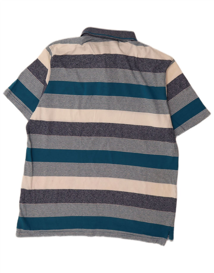 Pierre Cardin Herre Regular Fit Polo Shirt Stor Flerfarvet Stribet