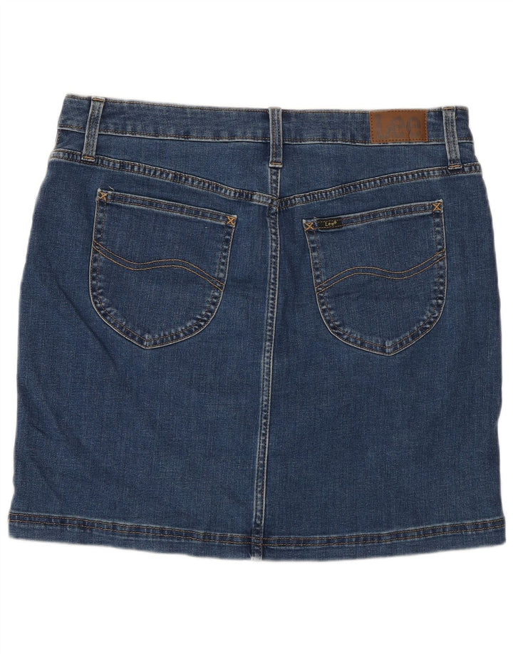 Lee Womens Skort Denim Nederdel US 12 Large W32 Blue