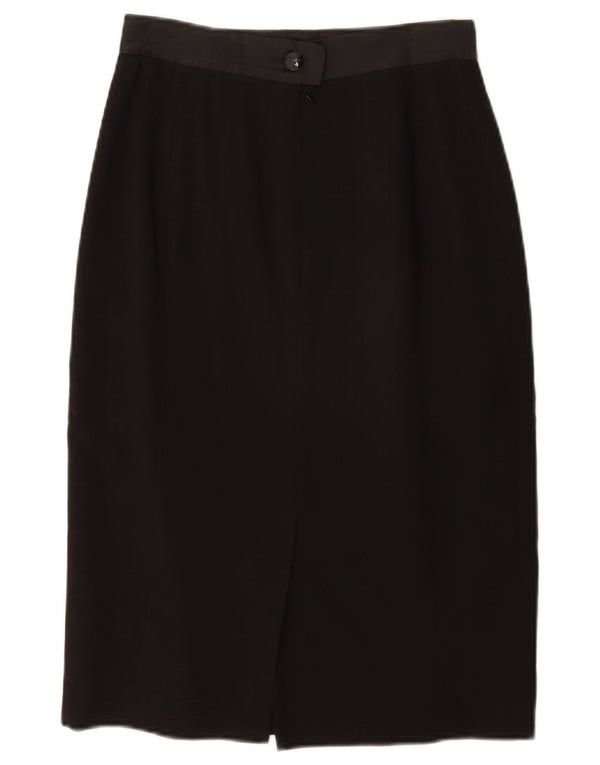 Laurel Womens Pencil Skirt EU 36 Small W26 Black New Wool