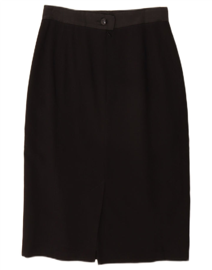 Laurel Womens Pencil Skirt EU 36 Small W26 Black New Wool