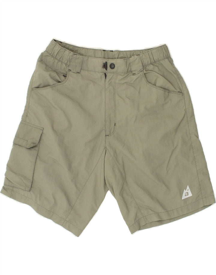 VINTAGE Mens Cargo Shorts IT 48 Medium W28  Grey Nylon | Vintage Vintage | Thrift | Second-Hand Vintage | Used Clothing | Messina Hembry 