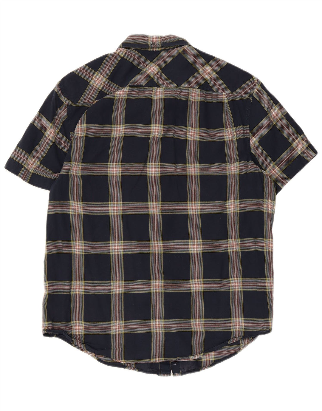 Penguin Heritage Heritage Slim Fit kortærmet skjorte Medium Navy Blue Check